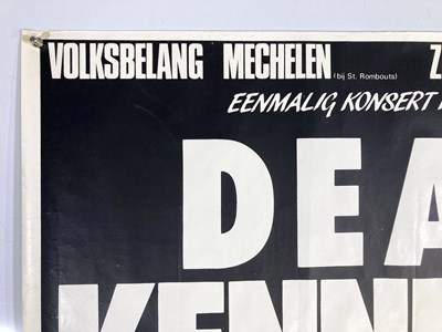 Lot 182 - THE DEAD KENNEDYS - A 1982 BELGIAN CONCERT POSTER.