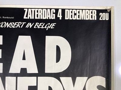 Lot 182 - THE DEAD KENNEDYS - A 1982 BELGIAN CONCERT POSTER.