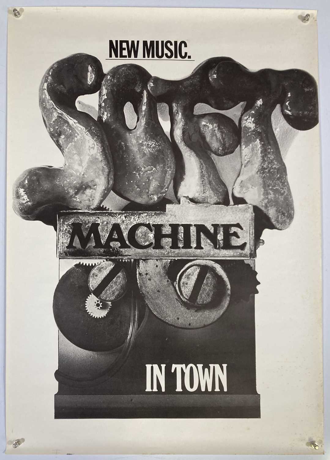 Lot 184 - SOFT MACHINE - 1970S POSTER DESIGN BY GUNTHER KIESER.