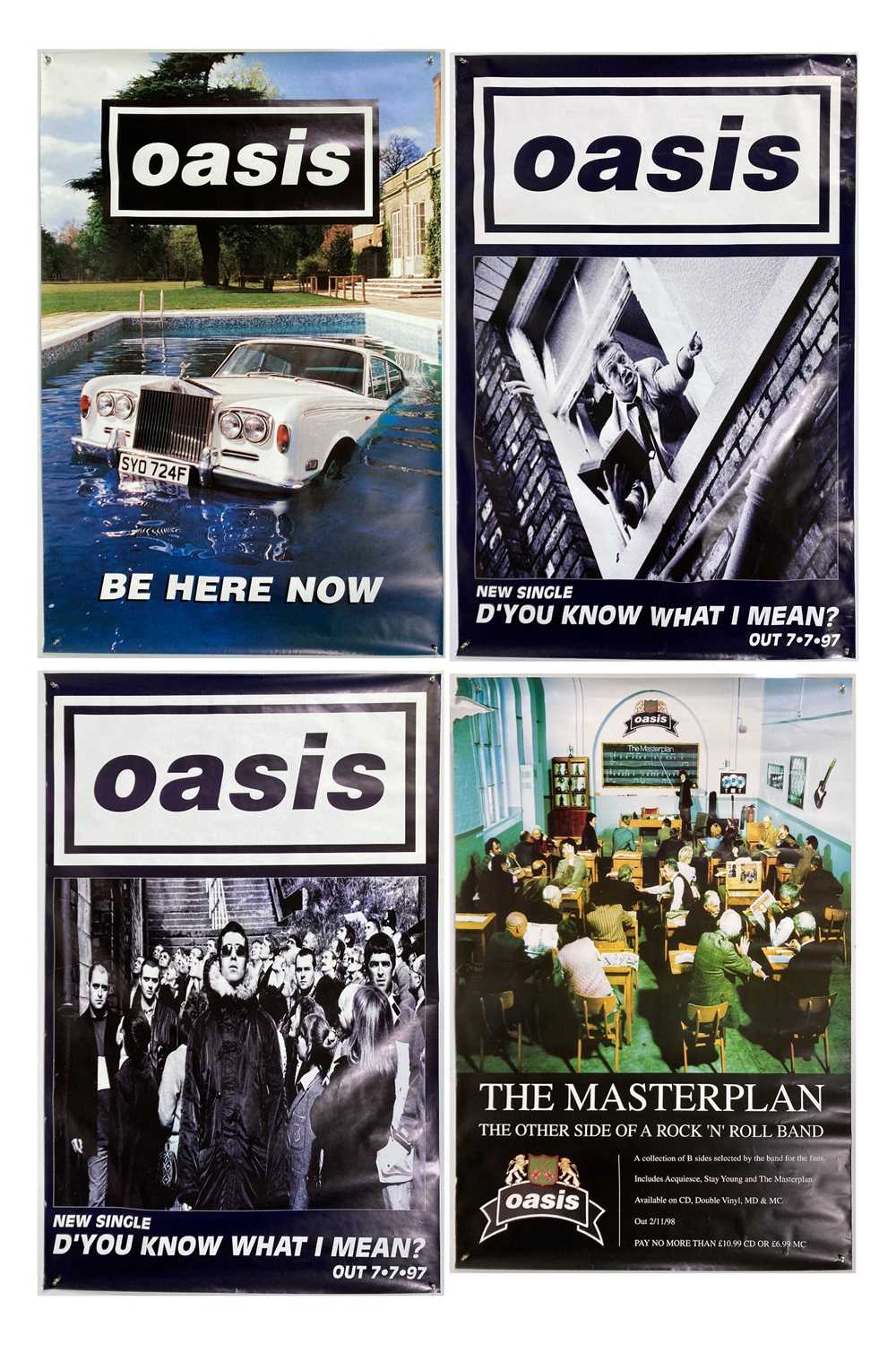 Lot 491 - OASIS BILLBOARD POSTERS.