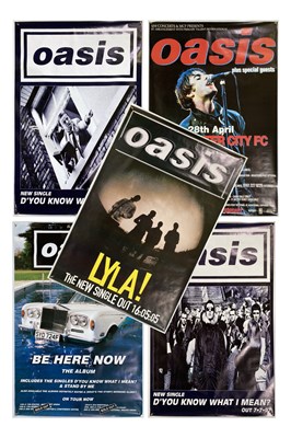 Lot 492 - OASIS BILLBOARD POSTERS.