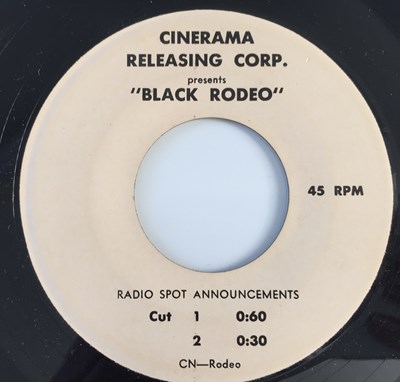 Lot 177 - RADIO SPOTS - BLACK RODEO (CINEAMA RELEASING CORP.)