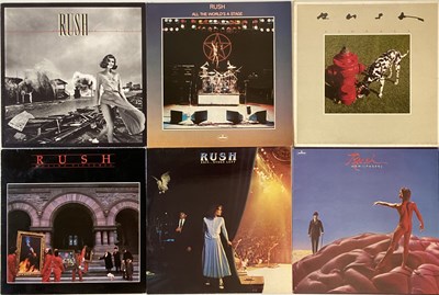 Lot 185 - Rush - LP Collection (Inc S/T, Fly By Night etc)
