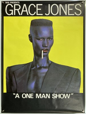 Lot 185 - GRACE JONES - ONE MAN SHOW POSTER.