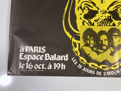 Lot 189 - MOTORHEAD CONCERT POSTER, PARIS 1983.