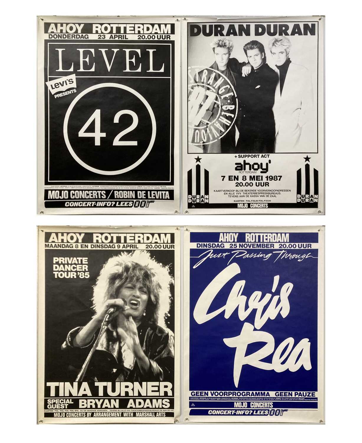 Lot 128 - 1980S CONCERT POSTERS - POP  / ROCK.