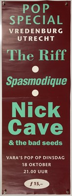 Lot 195 - NICK CAVE AND THE BAD SEEDS - PROMO/CONCERT POSTERS.