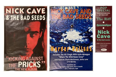 Lot 195 - NICK CAVE AND THE BAD SEEDS - PROMO/CONCERT POSTERS.