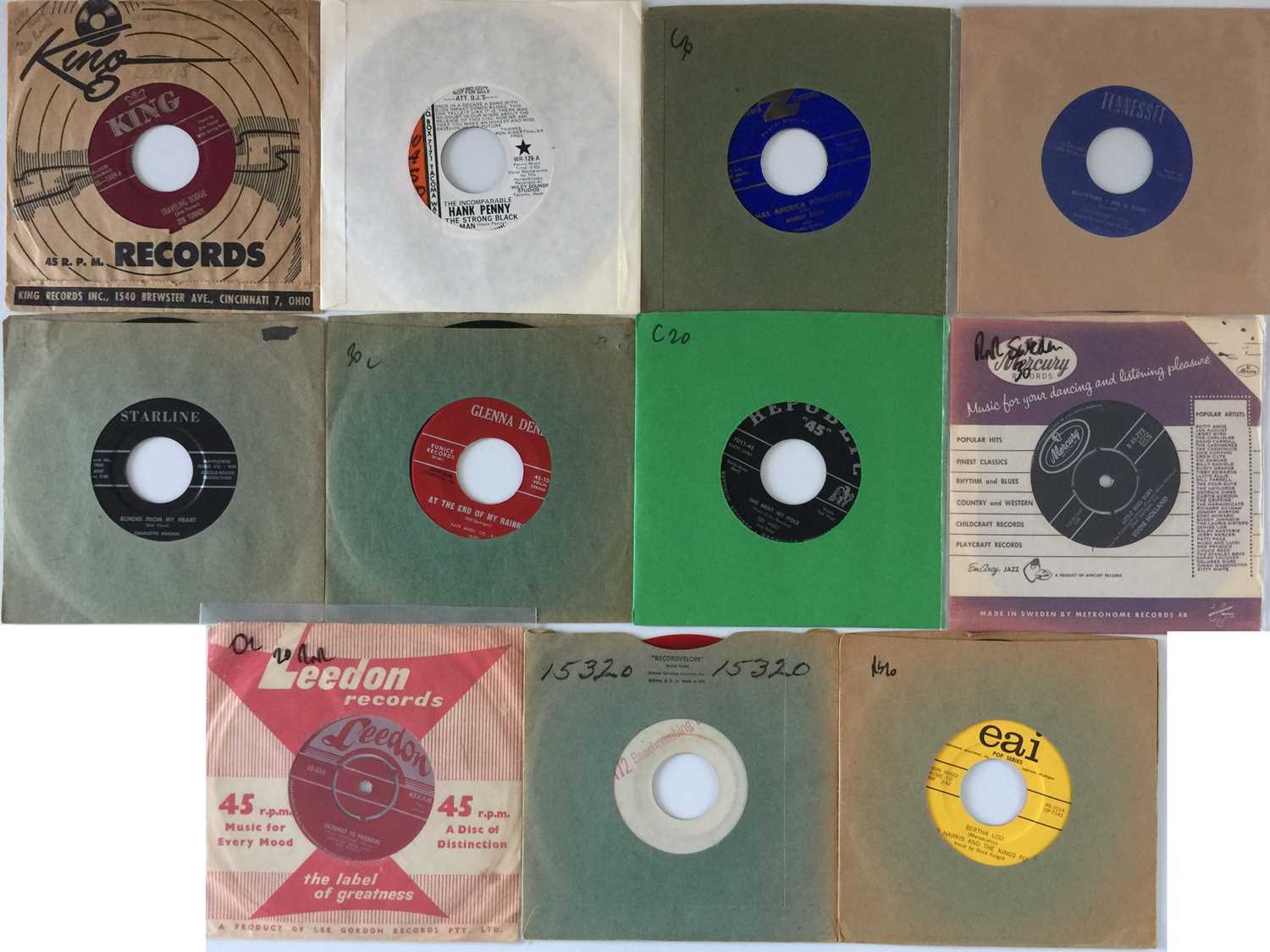 Lot 221 - COUNTRY/ ROCKABILLY - 7" PACK
