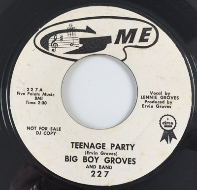 Lot 193 - BIG BOY GROVES - TEENAGE PARTY (PROMO - GME 227)