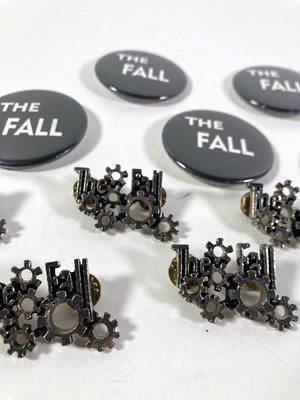 Lot 431 - MARK E. SMITH / THE FALL - BADGE COLLECTION.