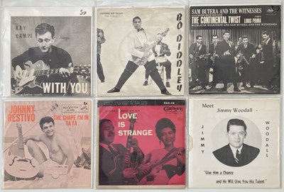 Lot 242 - ROCKABILLY/ ROCK N ROLL/ COUNTRY - 7" P/S / EPs