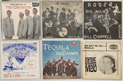 Lot 244 - ROCKABILLY/ ROCK N ROLL/ COUNTRY - 7" P/S / EPs