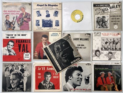 Lot 246 - ROCKABILLY/ ROCK N ROLL/ COUNTRY - 7" P/S / EPs