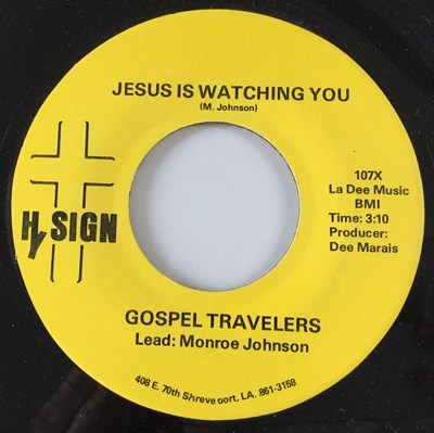 Lot 208 - GOSPEL TRAVELERS - JESUS IS WATCHING YOU / I'VE GOT A MIND (HY SIGN 107)