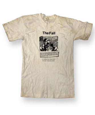 Lot 435 - MARK E. SMITH / THE FALL - T-SHIRT FROM MARK'S COLLECTION.