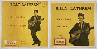 Lot 253 - BILLY LATHREM - 7" ROCKABILLY RARITIES