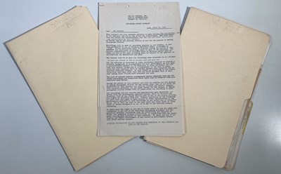 Lot 303 - ROCK N ROLL / DOO WOP EPHEMERA  INC SIGNED CONTRACTS.