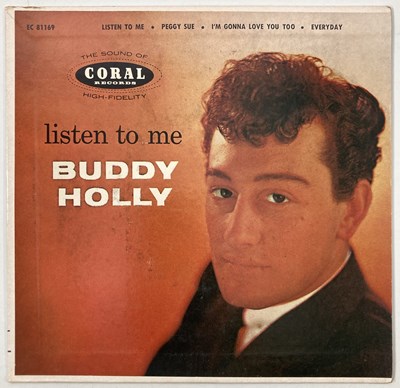 Lot 284 - BUDDY HOLLY - LISTEN TO ME (EC 81169 - US OG - 'NO GLASSES' SLEEVE)