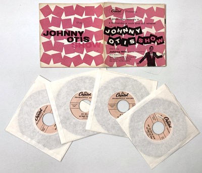 Lot 286 - JOHNNY OTIS SHOW - 4 x CAPITOL PROMO SET / SLEEVE / POSTER