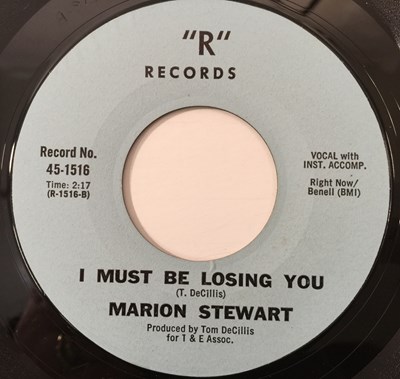 Lot 300 - MARION STEWART - I MUST BE LOSING YOU (R RECORDS - 45-1516)