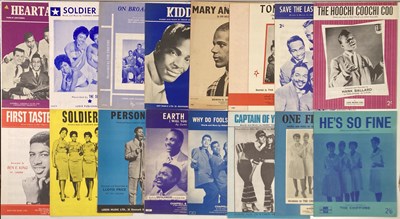 Lot 304 - SOUL / DOO WOP / R&B SHEET MUSIC.