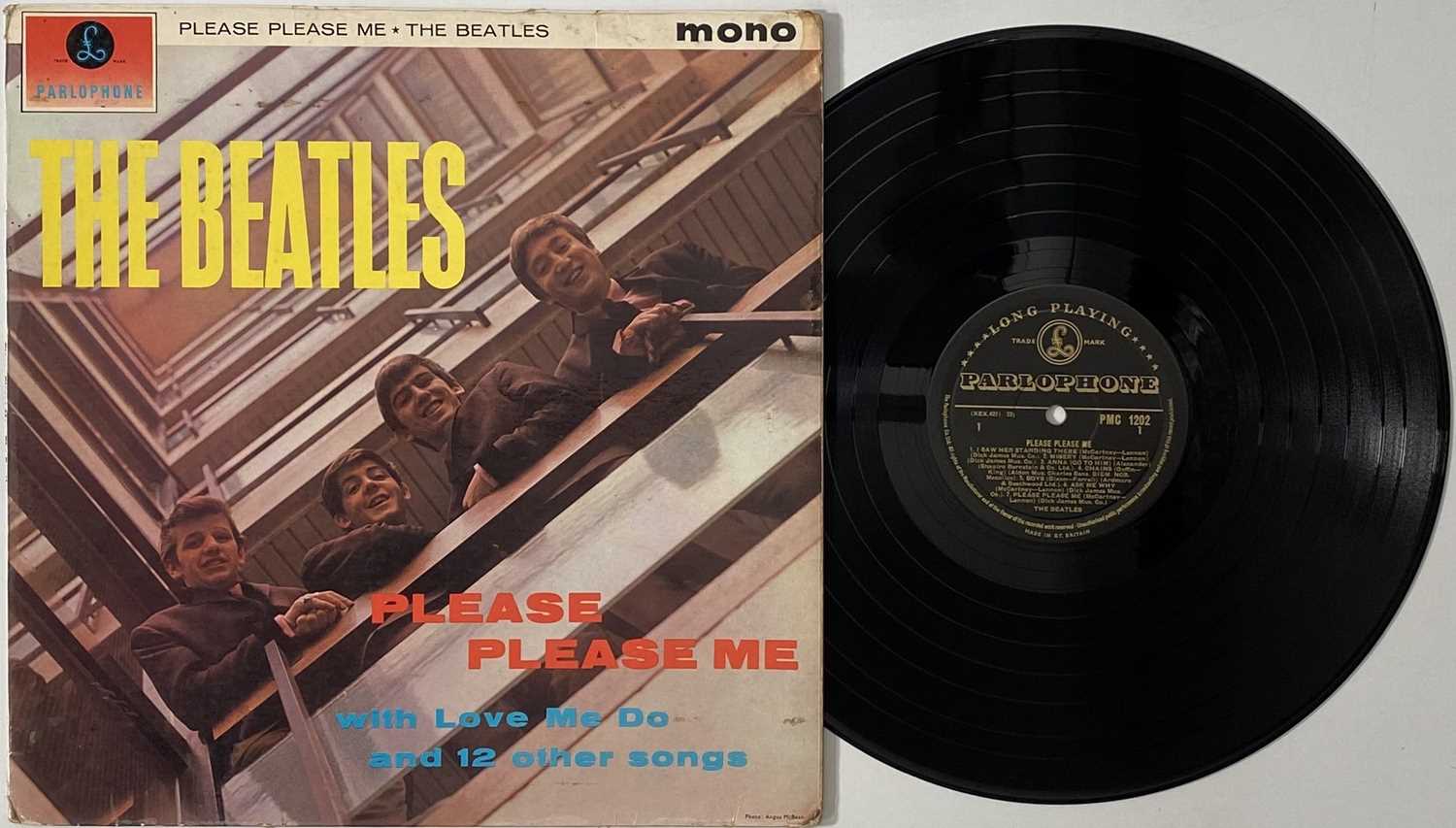 Lot 24 - THE BEATLES - PLEASE PLEASE ME LP (ORIGINAL UK MONO 'BLACK AND GOLD' PRESSING - PMC 1202).