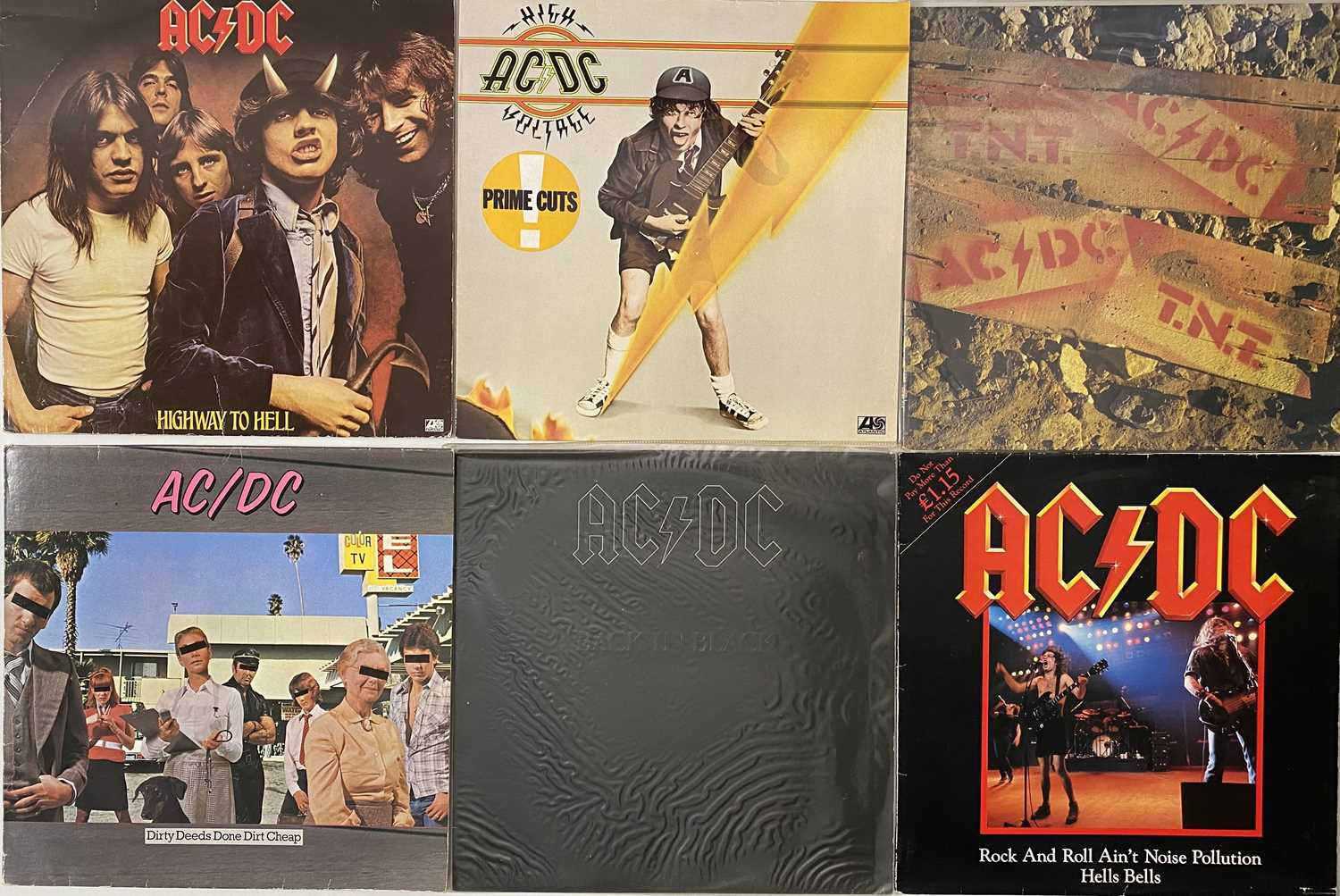 Lot 660 - AC/DC / IRON MAIDEN - LP / 12