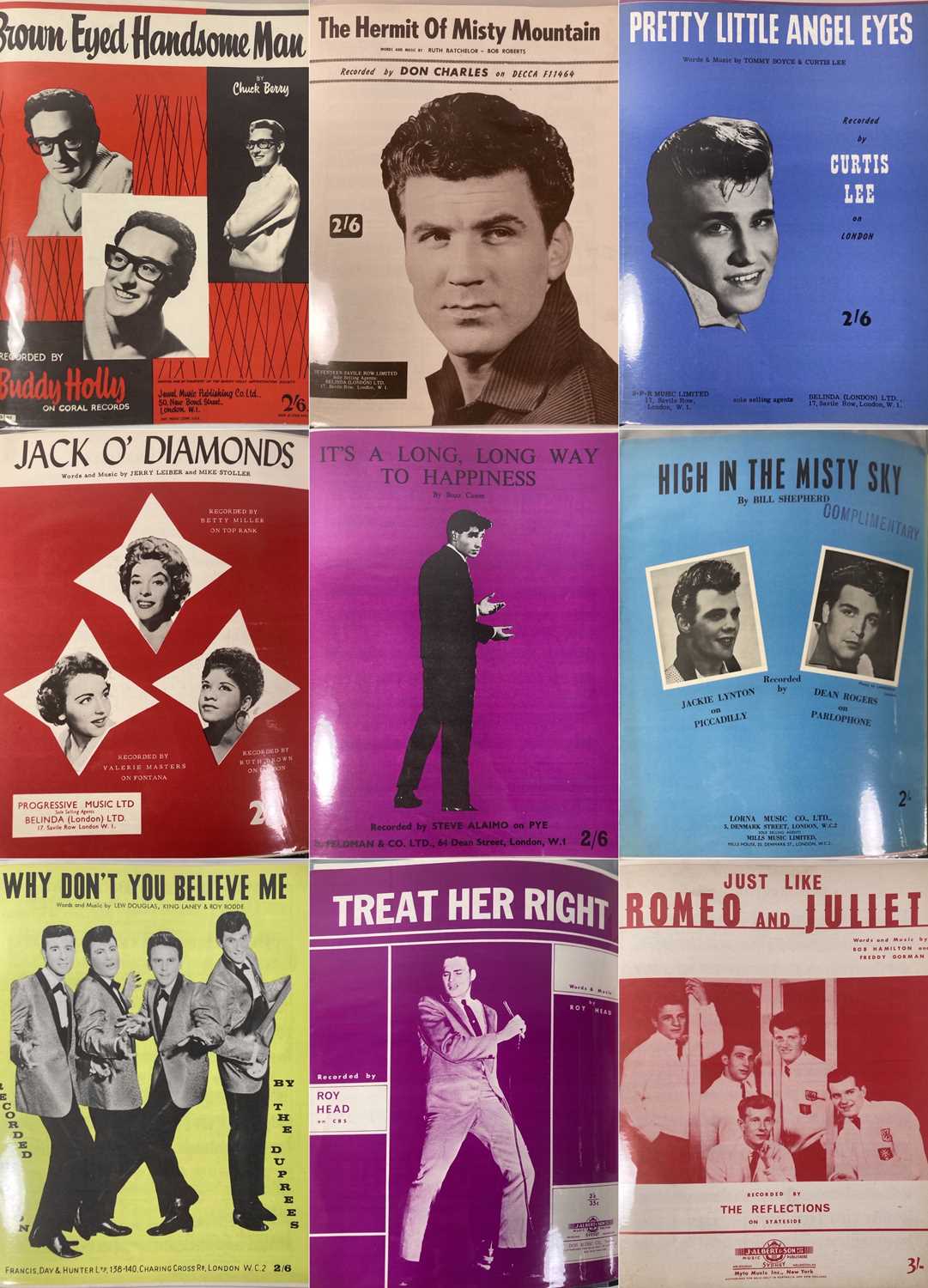 Lot 390 - SHEET MUSIC ARCHIVE - ROCK N ROLL / POP.