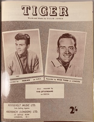 Lot 390 - SHEET MUSIC ARCHIVE - ROCK N ROLL / POP.