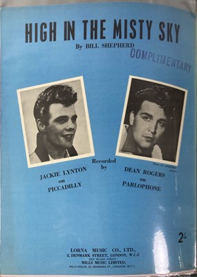 Lot 390 - SHEET MUSIC ARCHIVE - ROCK N ROLL / POP.