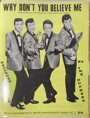 Lot 390 - SHEET MUSIC ARCHIVE - ROCK N ROLL / POP.