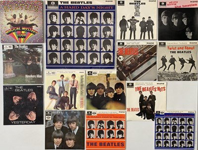 Lot 40 - THE BEATLES - REISSUE EPs COLLECTION + A HARD DAYS NIGHT LP (UK ORIGINAL)