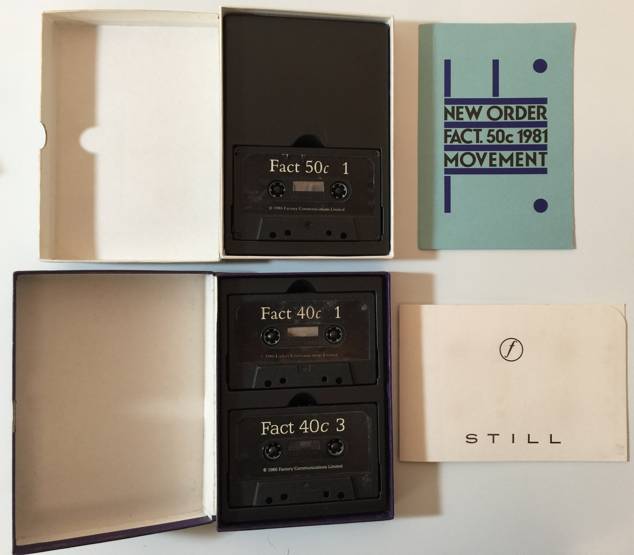 Lot 191 - Factory Cassette Box-Sets inc A Certain