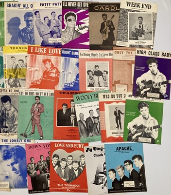 Lot 391 - ROCK N ROLL SHEET MUSIC.