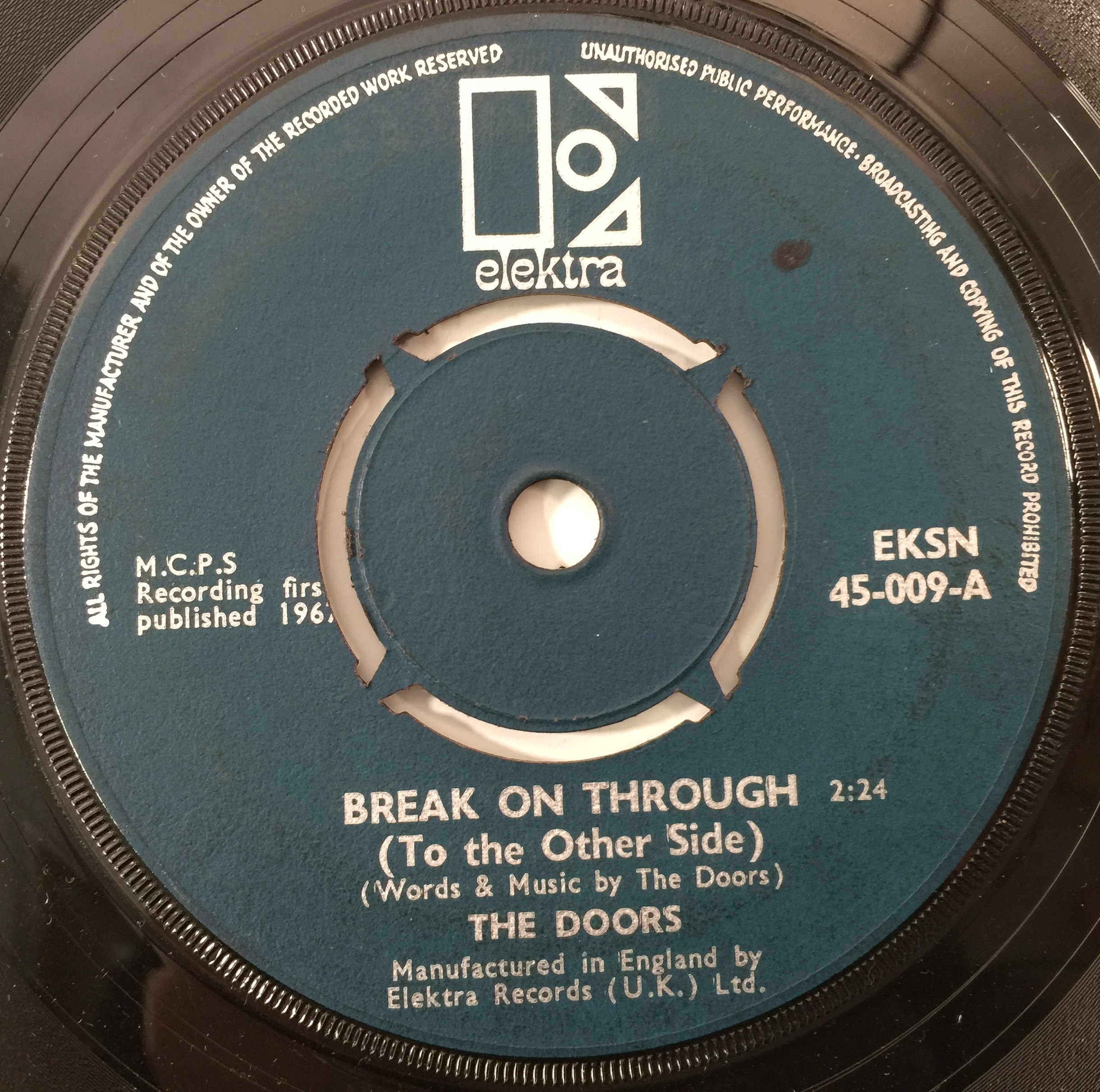 Lot 41 THE DOORS BREAK ON THROUGH (TO THE OTHER