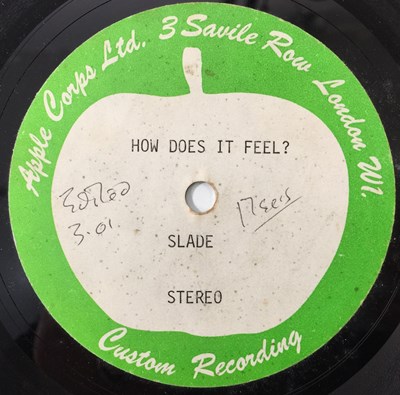 Lot 43 - SLADE - HOW DOES IT FEEL? 7" (S/SIDED APPLE ACETATE)
