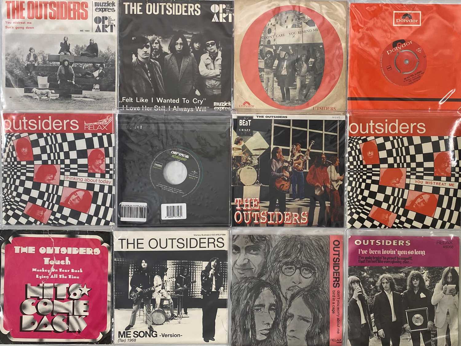 Lot 699 - THE OUTSIDERS - 7" COLLECTION