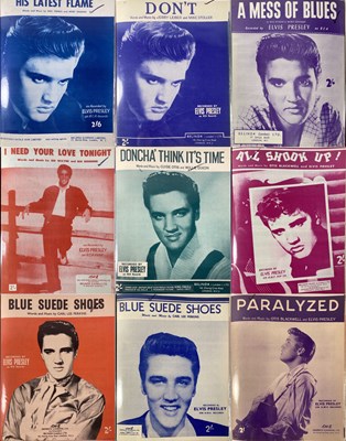 Lot 73 - SHEET MUSIC - ELVIS PRESLEY ARCHIVE.