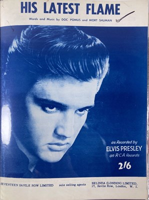 Lot 73 - SHEET MUSIC - ELVIS PRESLEY ARCHIVE.