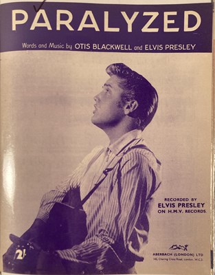 Lot 73 - SHEET MUSIC - ELVIS PRESLEY ARCHIVE.