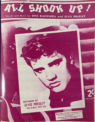 Lot 73 - SHEET MUSIC - ELVIS PRESLEY ARCHIVE.