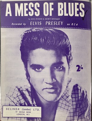 Lot 73 - SHEET MUSIC - ELVIS PRESLEY ARCHIVE.