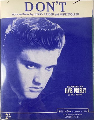 Lot 73 - SHEET MUSIC - ELVIS PRESLEY ARCHIVE.