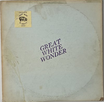 Lot 48 - BOB DYLAN - GREAT WHITE WONDER 2 LP (US COLOURED VINYL)