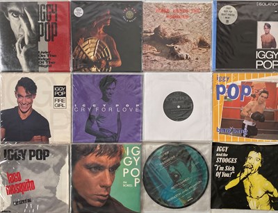 Lot 705 - IGGY POP & RELATED - 7" COLLECTION