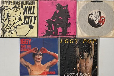 Lot 705 - IGGY POP & RELATED - 7" COLLECTION