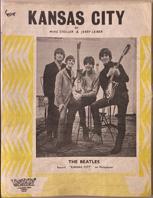 Lot 86 - THE BEATLES - SHEET MUSIC COLLECTION.