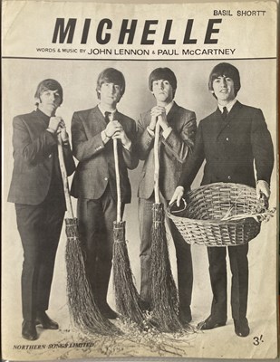 Lot 86 - THE BEATLES - SHEET MUSIC COLLECTION.