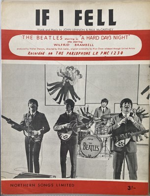 Lot 86 - THE BEATLES - SHEET MUSIC COLLECTION.